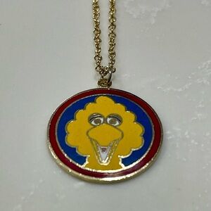 Kids Big Bird Pendant Necklace